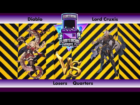 Flynn's Arcade 084 Losers Quarters - Diablo (Cagliostro) Vs Lord Cruxis (Eustace) Granblue Fantasy
