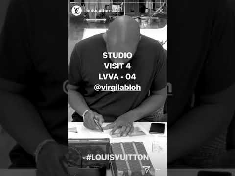 Virgil Abloh visits the Louis Vuitton Studio - 4