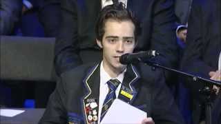 Senior Monitor Jake Bailey's Speech