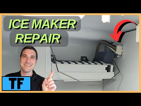 Whirlpool Ice Maker Repair For Freezer under Refrigerator (Maytag Kenmore KitchenAid Amana Fix)