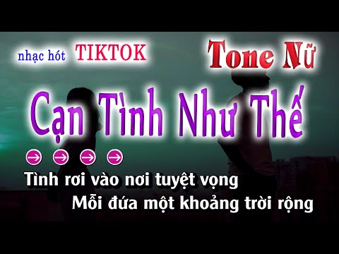Karaoke Cạn Tình Như Thế Tone Nữ Beat Chuẩn [ Kiều Chi ]