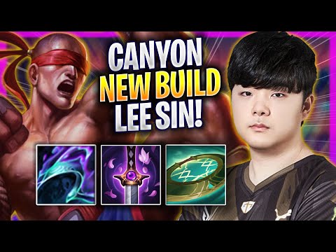 CANYON TRIES NEW LEE SIN BUILD! - GEN Canyon Plays Lee Sin JUNGLE vs Nidalee! | Season 2024