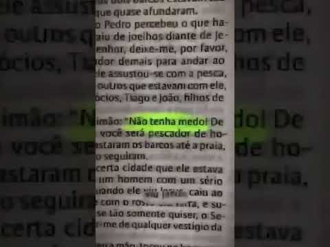 Não tenham medo.