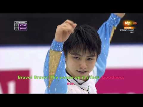 [ENG SUB] Spanish Commentary: Yuzuru Hanyu (JPN) SP - GPF 2015