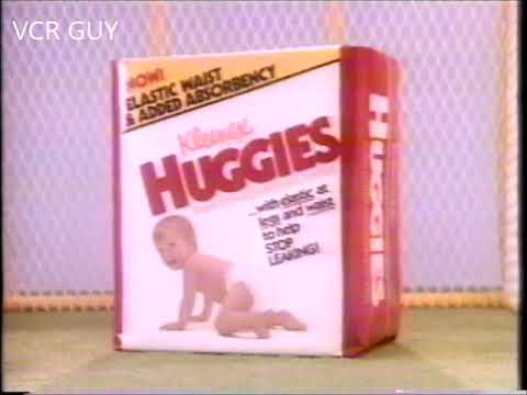 Vintage Huggies diaper commercial