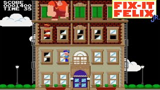Fix-It Felix Jr. Gameplay (Wreck-It Ralph)  (Arcade)