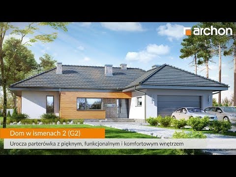Dom w ismenach 2 (G2) - Urocza parterówka z funkcjonalnym wnętrzem I ARCHON+ Projekty Domów