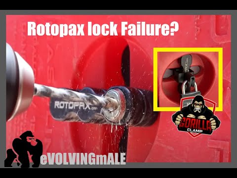 Jammed or busted Rotopax lock? Replace it with Gorilla Clamp