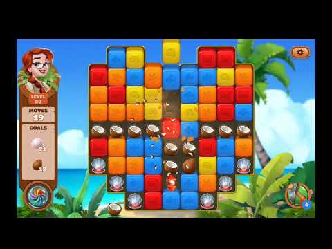 Lost Island Blast Adventure Level 80 NO BOOSTERS - A S GAMING