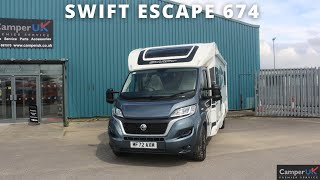 Swift Escape 674 Motorhome For Sale at Camper UK.