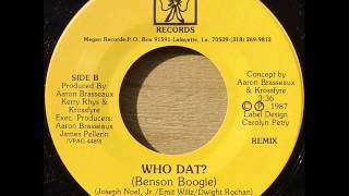 Krossfyre - Who Dat (Benson Boogie) (Remix) (Megan Records-1987)
