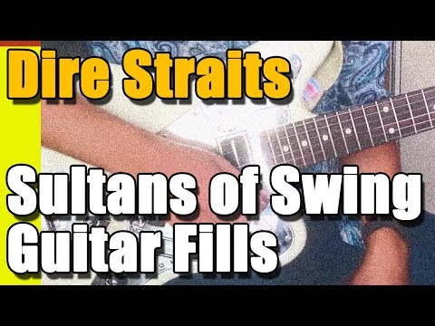 Sultans of Swing guitar fills Dire Straits : Guitar Lesson Tutorial