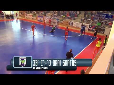 Gol Dani Santos (1-1) FS Valdepeñas - Pescados Rubén Burela. J1, 2Div. LNFS