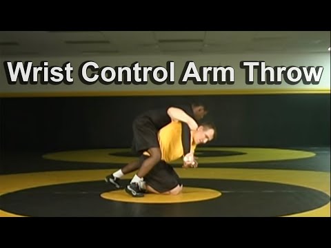 Wrist Control Knee Drop Arm Throw - Cary Kolat Wrestling Moves