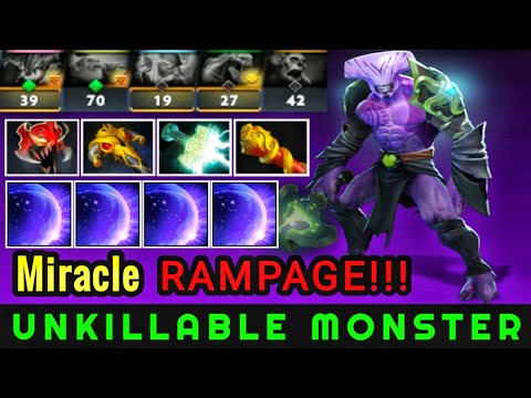 Miracle [Faceless Void] Unkillable Monster One Chrono Kill Madness Speed Build 7.22 Dota 2