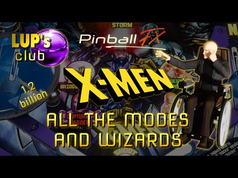 Pinball FX 🟡 Marvel Pinball: X-Men ► All the modes and Wizard (1.2B) X-MEN spelled 3 times!!