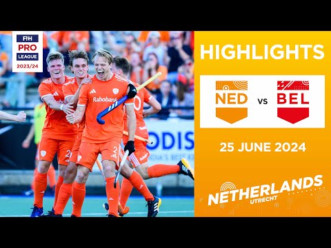 FIH Hockey Pro League 2023/24 Highlights - Netherlands vs Belgium (M) | Match 1