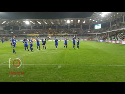 Korona Kielce vs Arka Gdynia - 4.04 - Arkowcy dziękują Drużynie za mecz - CracoviaFOTO