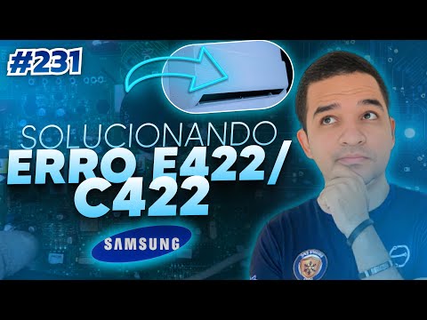 Vídeo: Erro C422/E422 válvula reversora Samsung WindFree — 8 passos