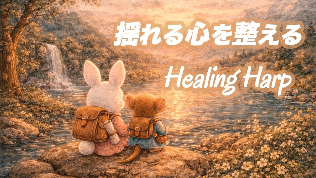 【癒しのエネルギー】揺れる心を整える｜Healing Harp｜心をやさしく整えられるよう願いを込めて