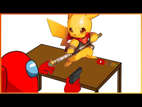 AMONG US vs PIKACHU - AMONG US CUP SONG #3