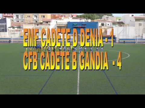 CADETE D DENIA 1 - CFB CADETE B GANDIA 4