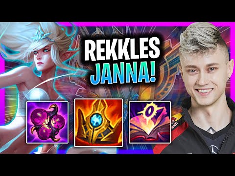 LOS RATONES REKKLES IS A GOD WITH JANNA! | Rekkles Plays Janna Support vs Rell!  Season 2024