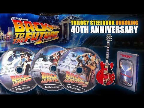Back to the Future 40th Anniversary 4K Trilogy Steelbook LIMITED EDITION