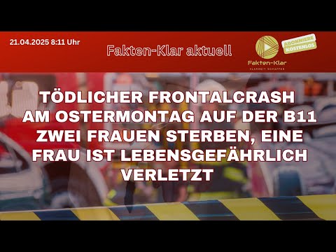 Eilmeldung - tödlicher Unfall bei Patersdorf, Landkreis Regen