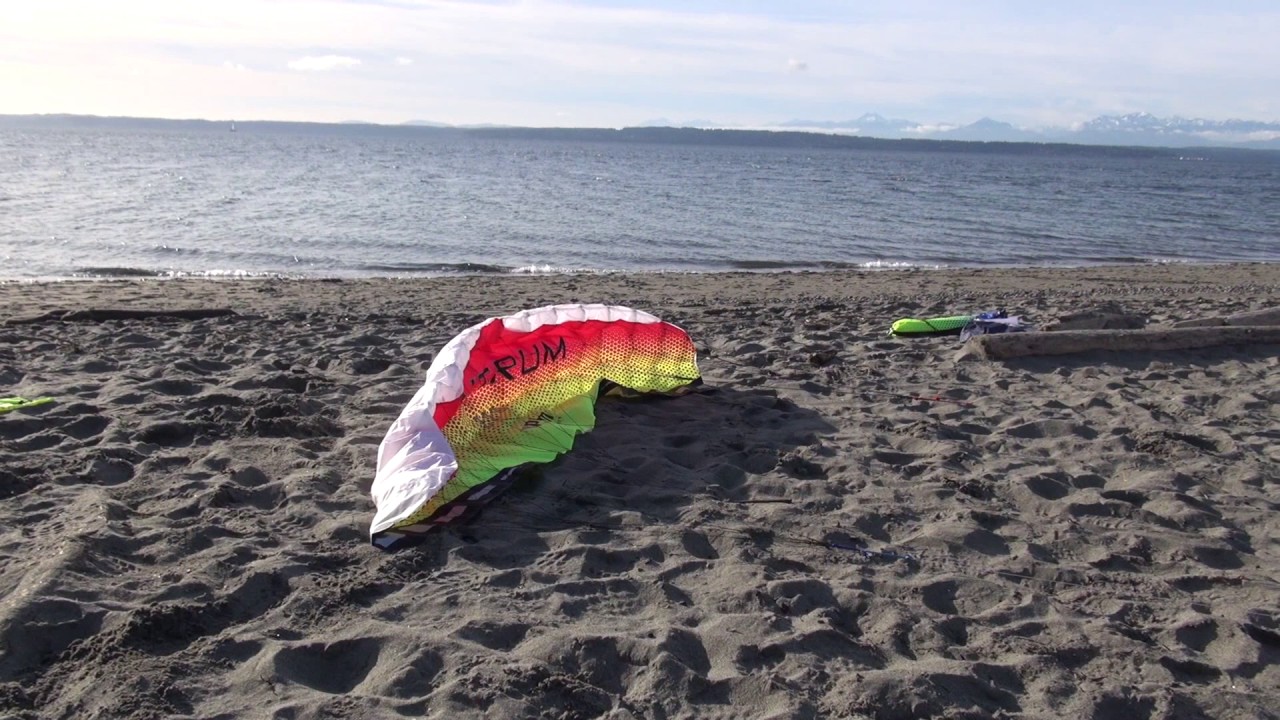Tantrum 250 Dual-Line Frameless Sport Kite + Kite Stake video thumbnail