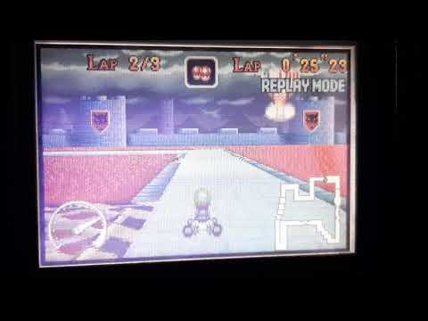 Mario Kart Super Circuit Bowser Castle 3 1'15"10 - Frank The Luigi Fan
