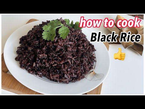 How to Cook Black Rice Perfectly in Pressure cooker-Black Rice for Weight Loss-Black Rice Benefits