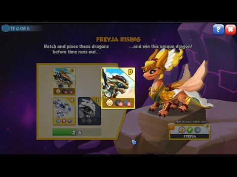 Hatched Freyr Dragon-Dragon Mania Legends | Hatched Handyman Dragon | DML