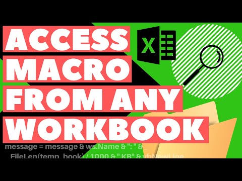 Access Your Macro From Any Workbook (PERSONAL.XLSB) | Excel VBA Tip
