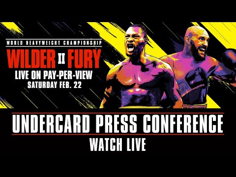 Wilder vs Fury 2 Undercard Press Conference