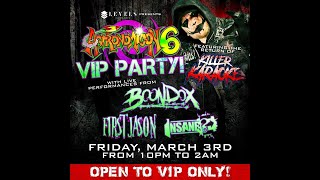 Boondox &quot;Throw away&quot; Astronomicon 6 VIP Party 3/3/23 Livonia, MI