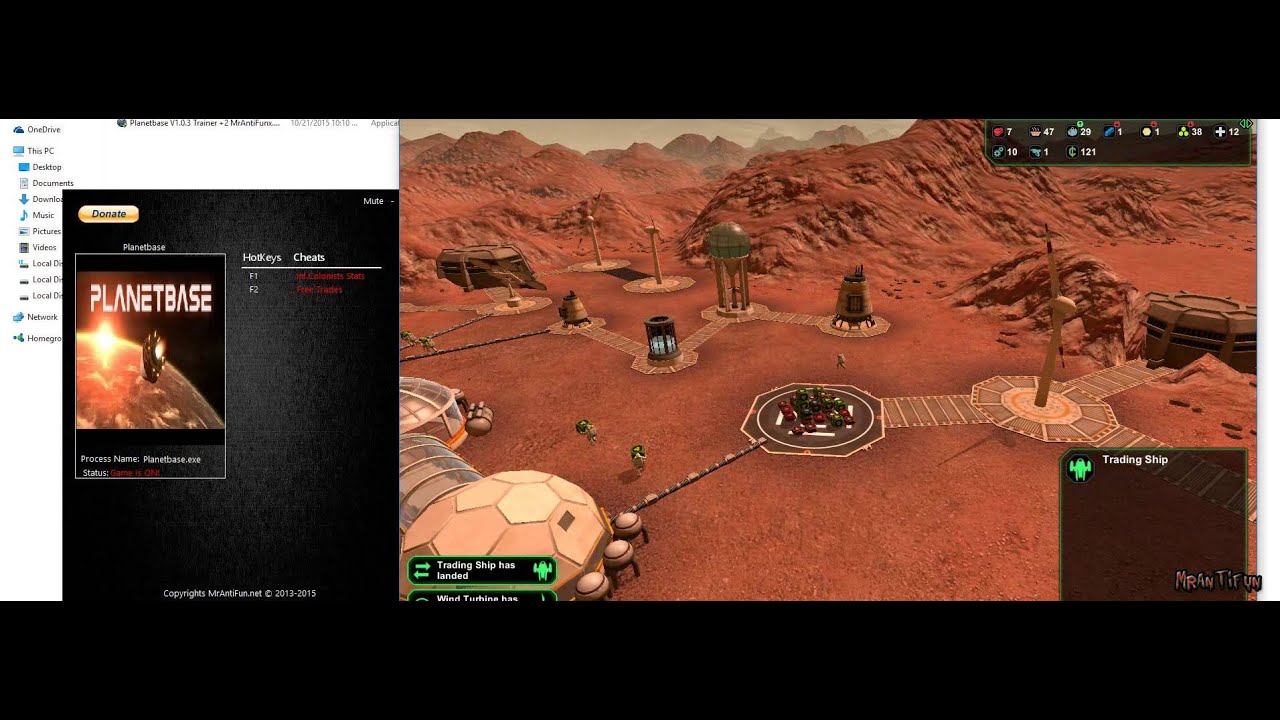 Planetbase Trainer Free Trade Cheat