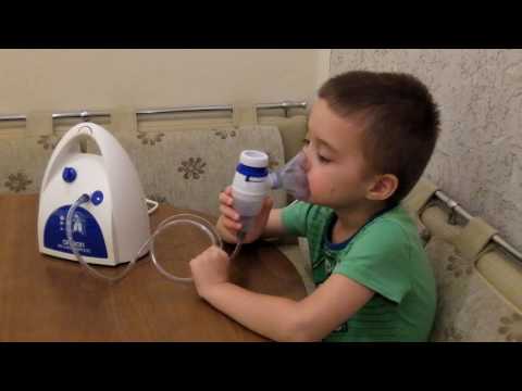 Омрон С300. Ингаляция в положении №1.