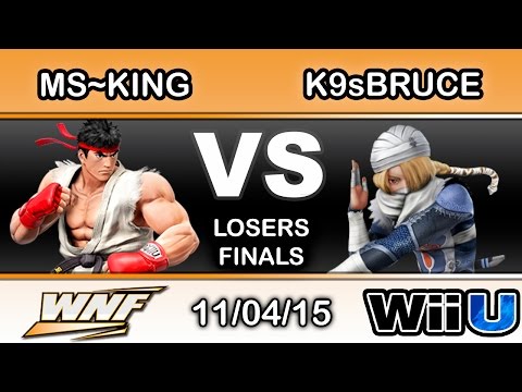 WNF S4E3 – MS~King (Ryu) Vs. DP | K9sBruce (Sheik) Losers Finals - Smash Wii U