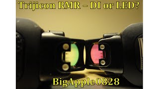 Trijicon RMR - Dual Illuminated vs. LED