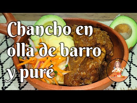 CHANCHO EN OLLA DE BARRO Y PURÉ