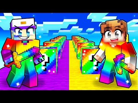 Playing an OP LUCKY BLOCK RACE in Minecraft!