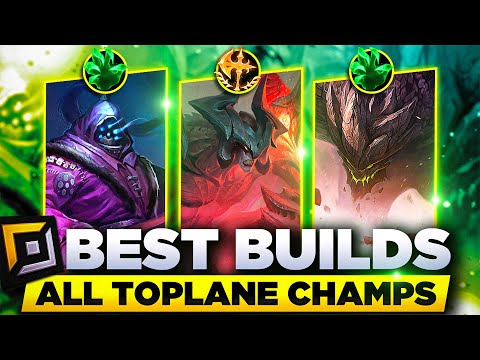 Best Builds For Every Toplane Champion Patch 13.10 - In-Depth Build Analysis