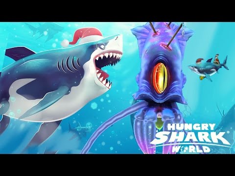 Hungry Shark World - The COLOSSAL SQUID BOSS