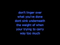 Drifting Further Away by Powderfinger lyrics 