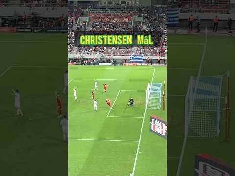 Christensen Goal vs Greece 🇩🇰⚽ - Greece vs Denmark 2025 #shorts #denmark #greece #football