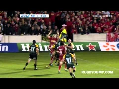 Scarlets vs Northampton Saints - Nov 2011
