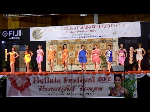 Miss Heilala Pageant // Sarong Swimwear // Beautiful Tonga Heilala Festival