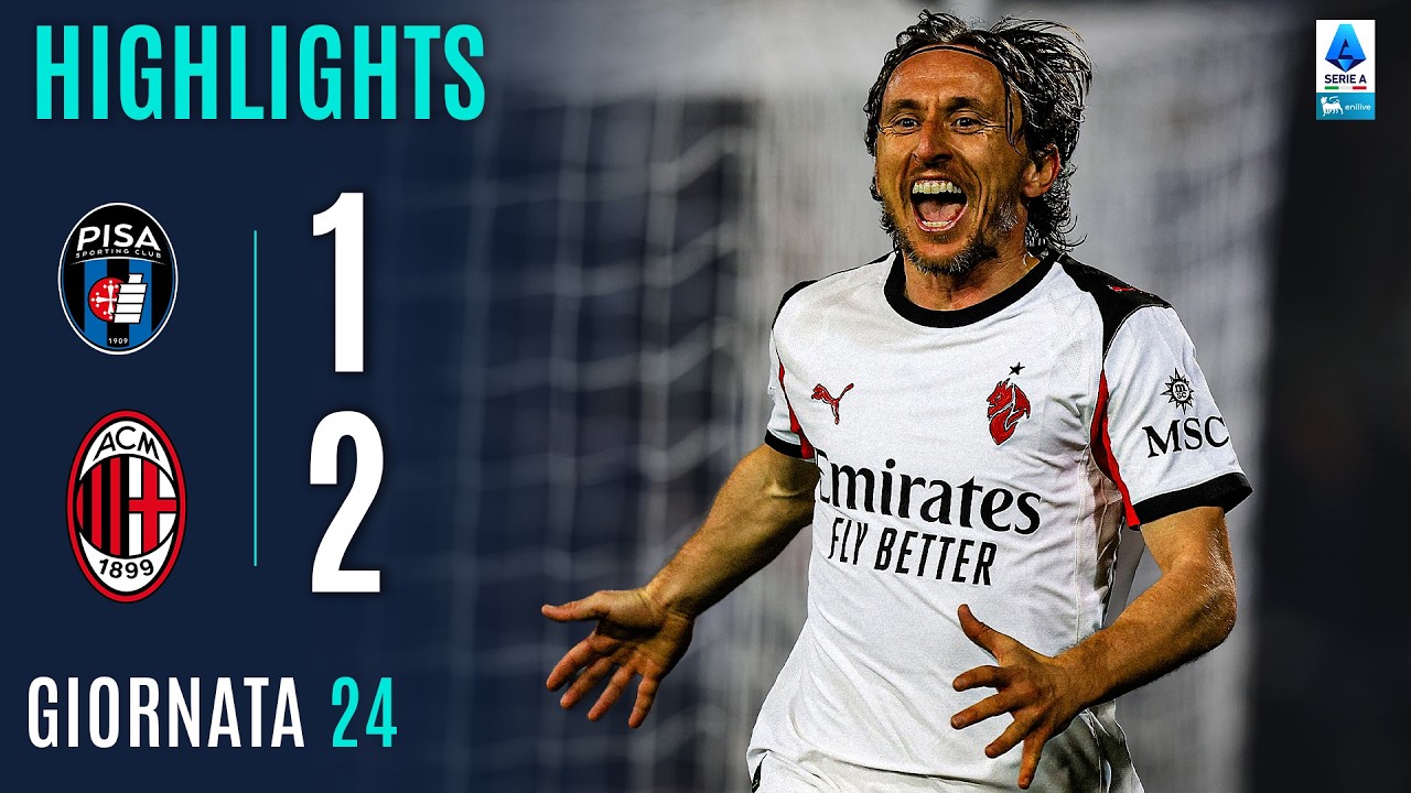PISA-MILAN 1-2 | HIGHLIGHTS | 25ª GIORNATA | SERIE A ENILIVE 2025/26