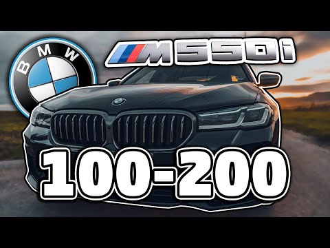 2020 BMW M550i - Acceleration 100 - 200 km/h RaceChip vs. Stock